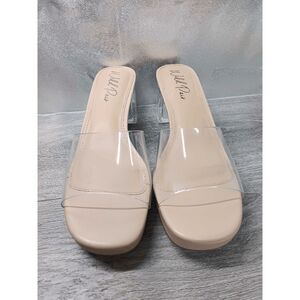 Wild Pair Clear Strap Sandals